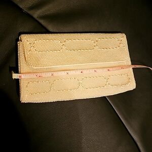Silk lined Vintage Beaded Clutch